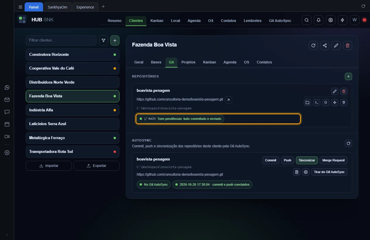 Selo verde Sem pendências destacado